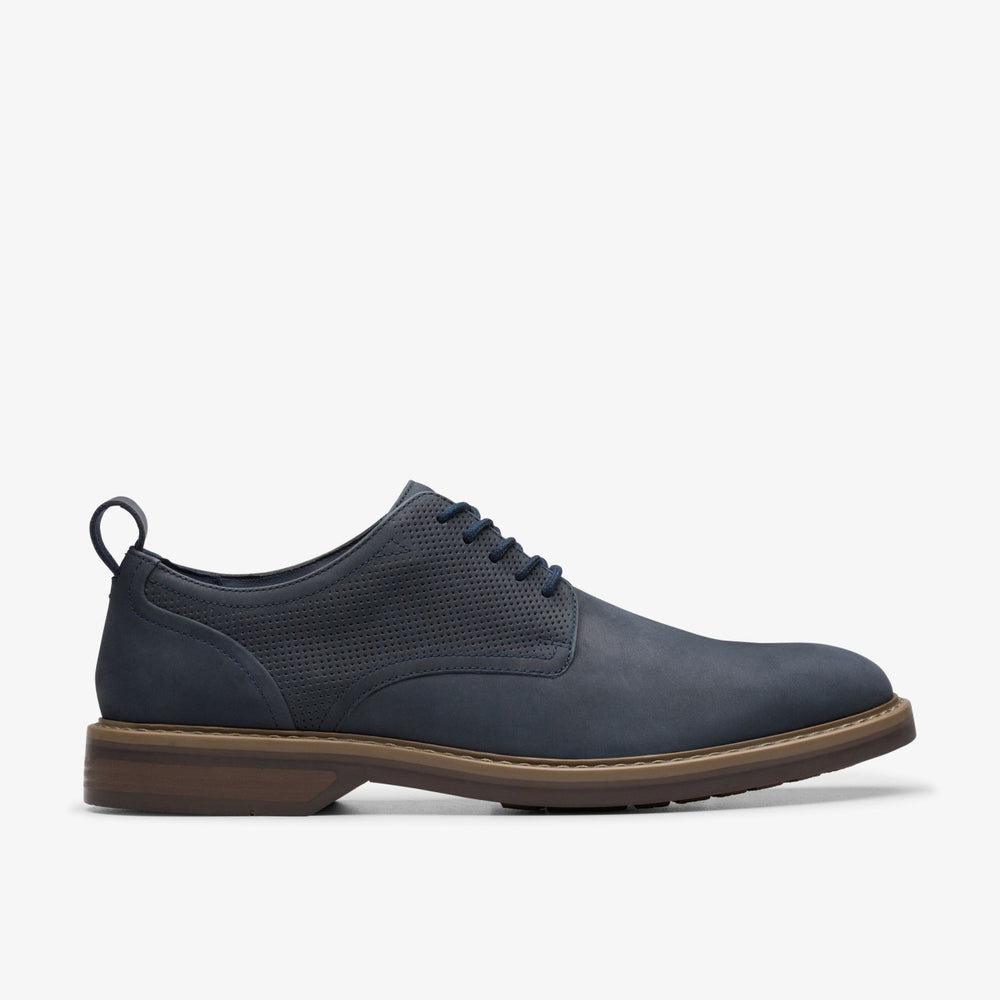 Aldwin Lace Navy Nubuck | Clarks on Sale
