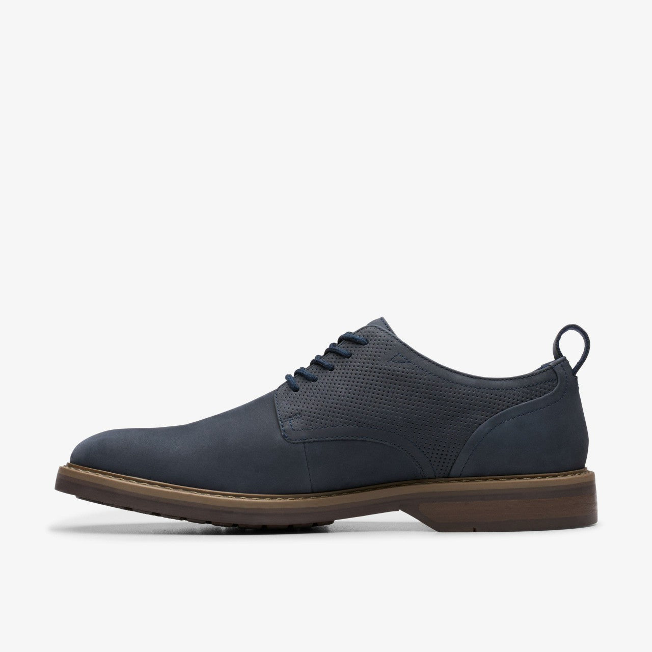 Aldwin Lace Navy Nubuck | Clarks on Sale