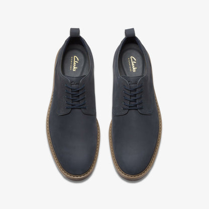 Aldwin Lace Navy Nubuck | Clarks on Sale