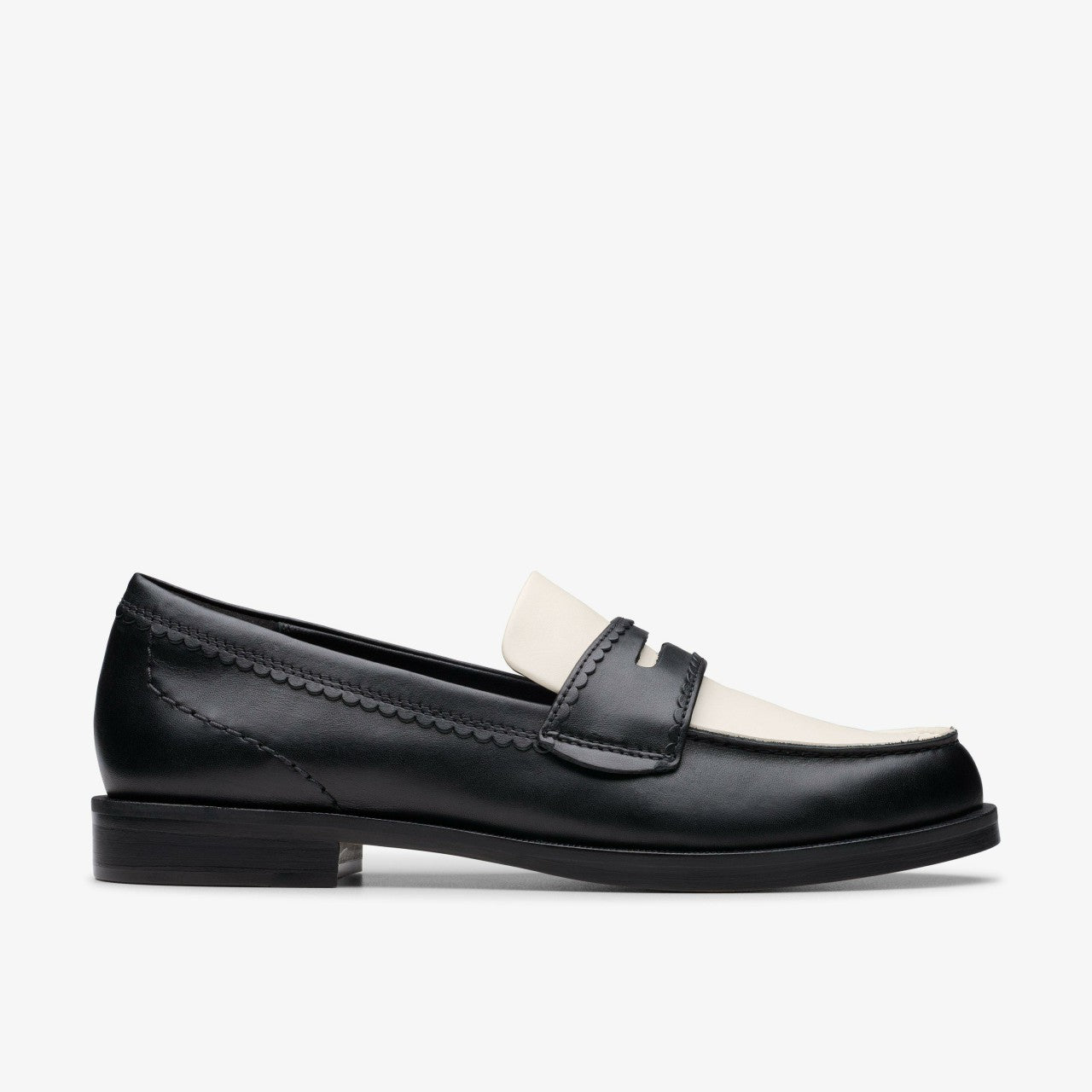 Straven Edge Black Combination Leather | Clarks discount