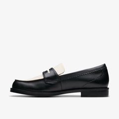 Straven Edge Black Combination Leather | Clarks discount