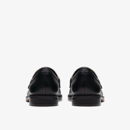 Straven Edge Black Combination Leather | Clarks discount