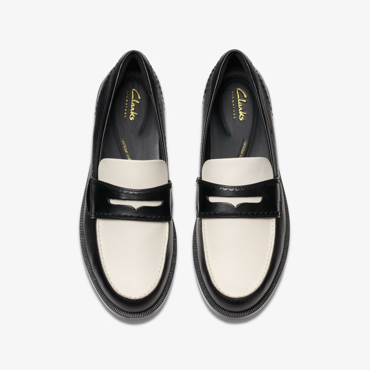 Straven Edge Black Combination Leather | Clarks discount