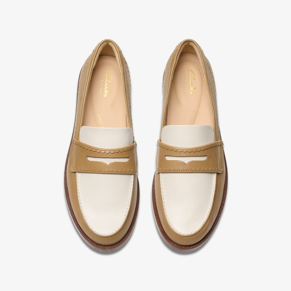 Straven Edge Light Tan Combination | Clarks online