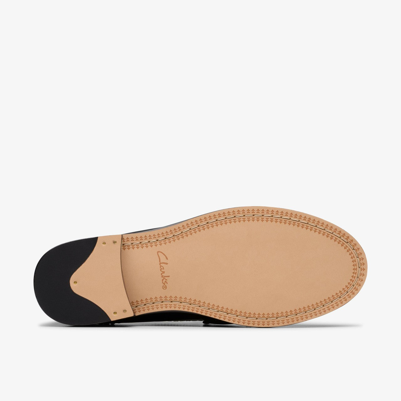Straven Edge Black Leather | Clarks on Sale