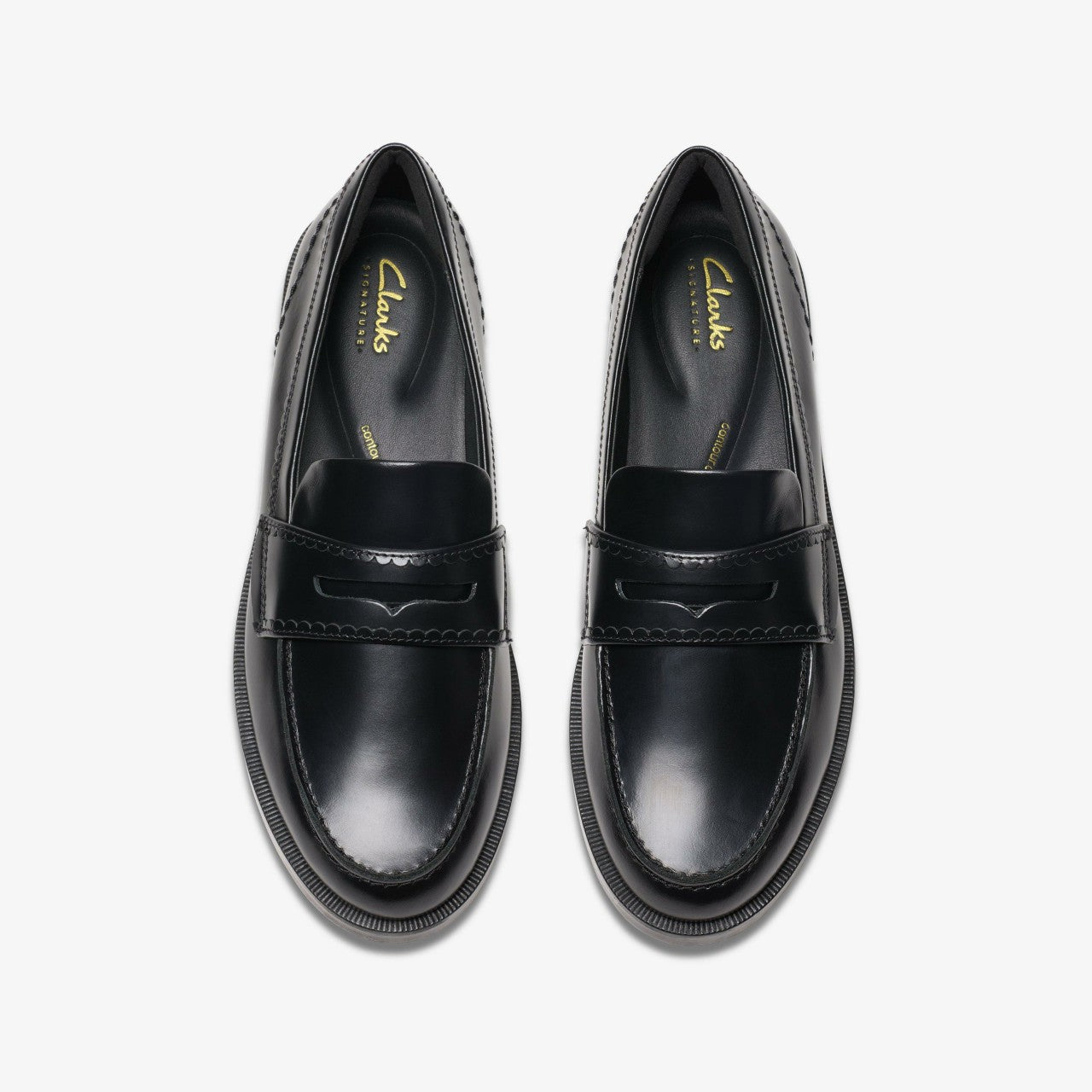 Straven Edge Black Leather | Clarks on Sale