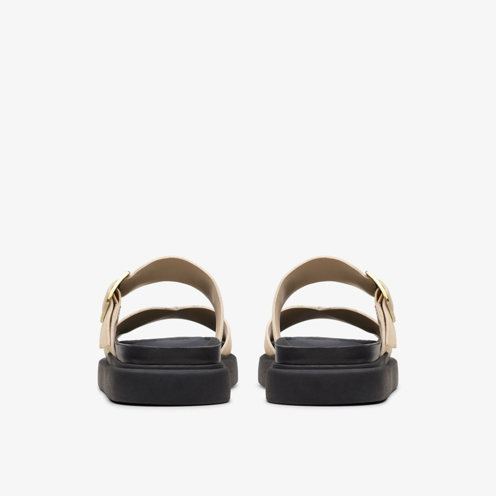 Aristella Mule Ecru Suede | Clarks online