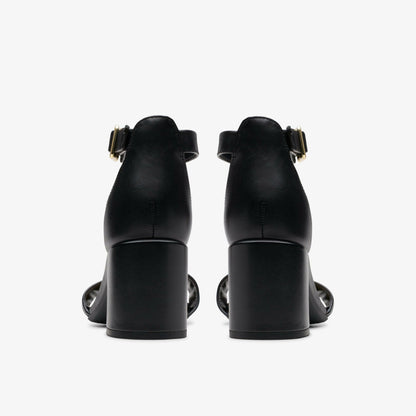 Ezoria Mae Black Leather | Clarks on Sale