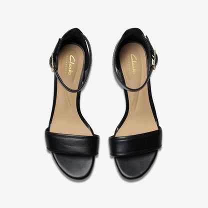 Ezoria Mae Black Leather | Clarks on Sale