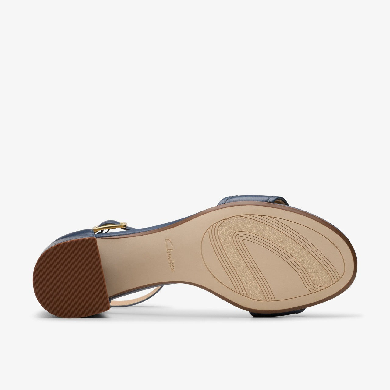 Ezoria Mae Navy Leather | Clarks outlet