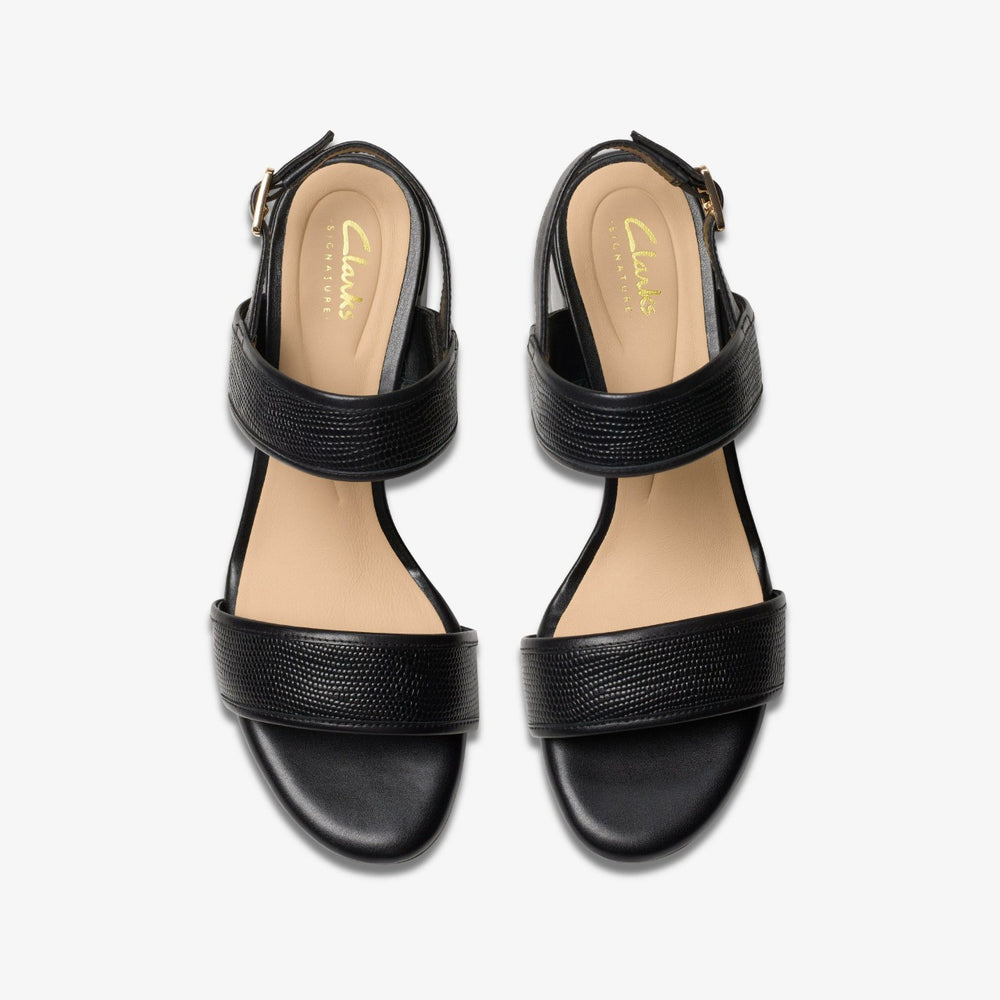 Ezoria Sling Black Interest | Clarks discount