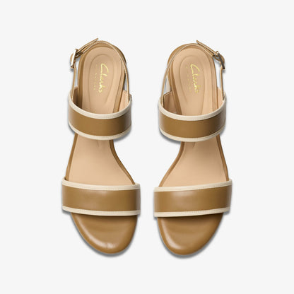 Ezoria Sling Light Tan Combination | Clarks outlet