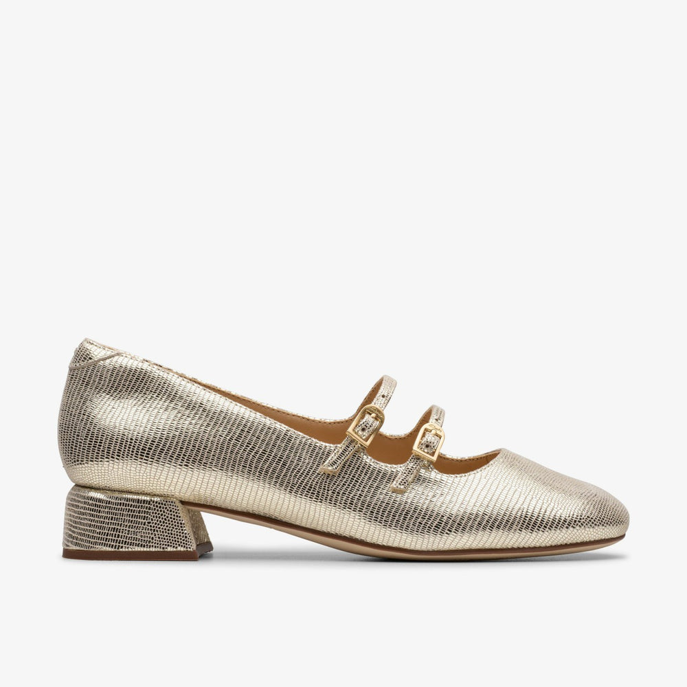 Daiss 30 Shine Champagne Interest | Clarks outlet