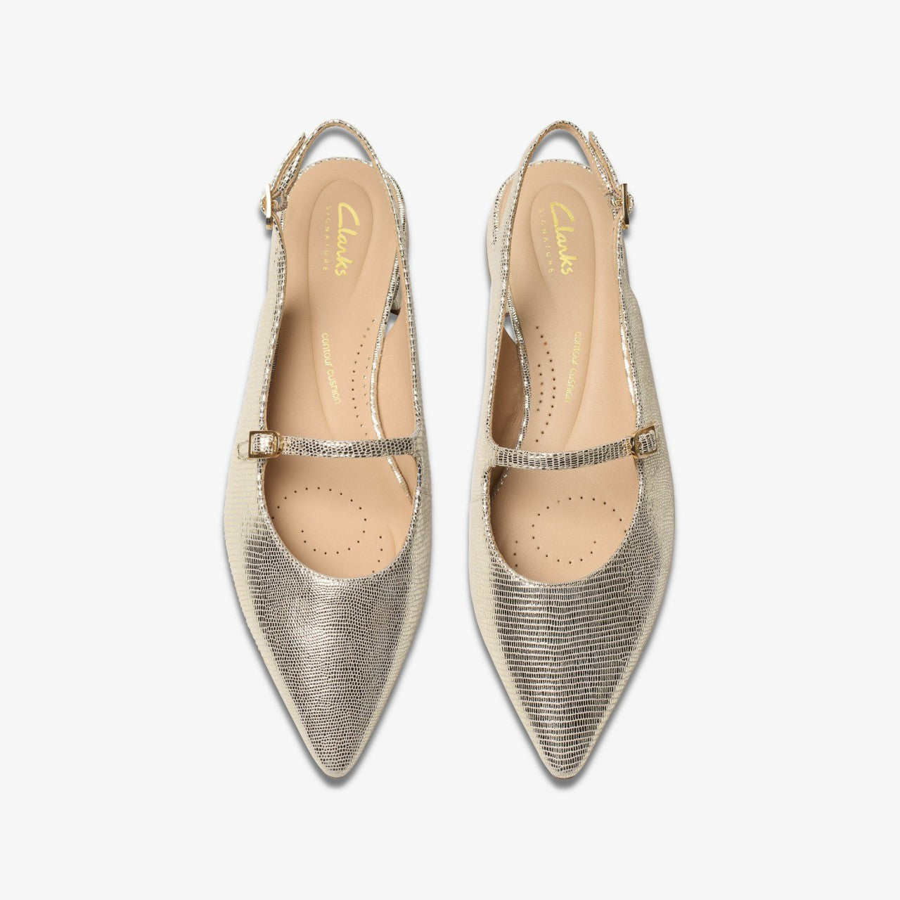 Sensa 15 Shine Champagne Interest | Clarks online