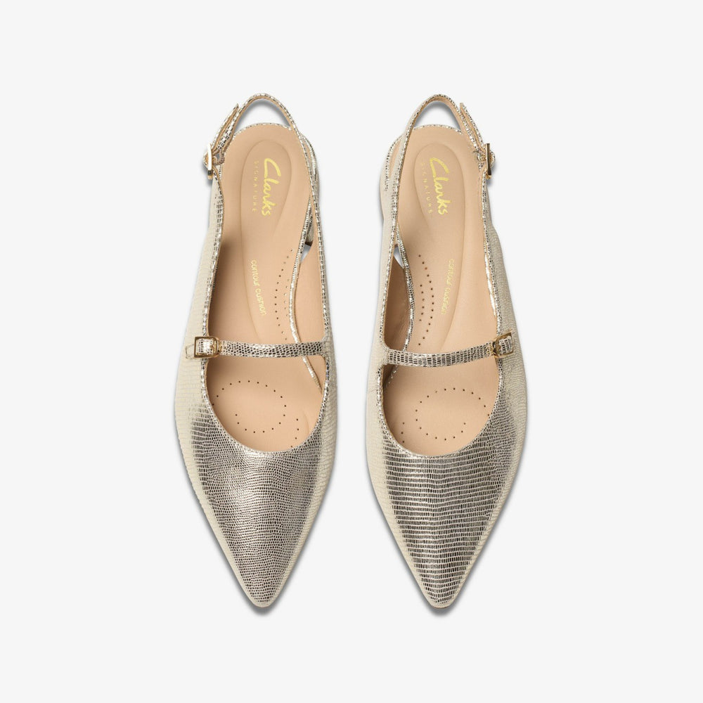 Sensa 15 Shine Champagne Interest | Clarks online