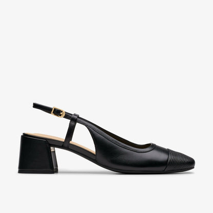 Nyta 45 Sling Black Combination Leather | Clarks online