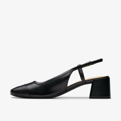 Nyta 45 Sling Black Combination Leather | Clarks online