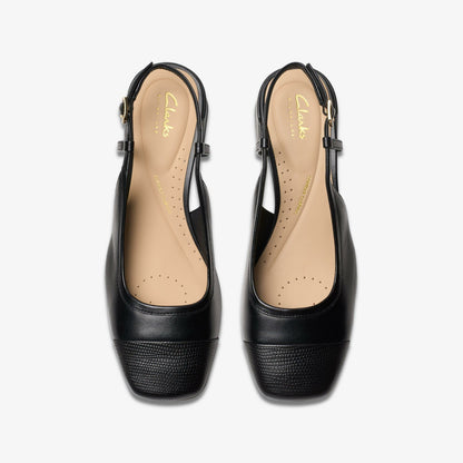 Nyta 45 Sling Black Combination Leather | Clarks online