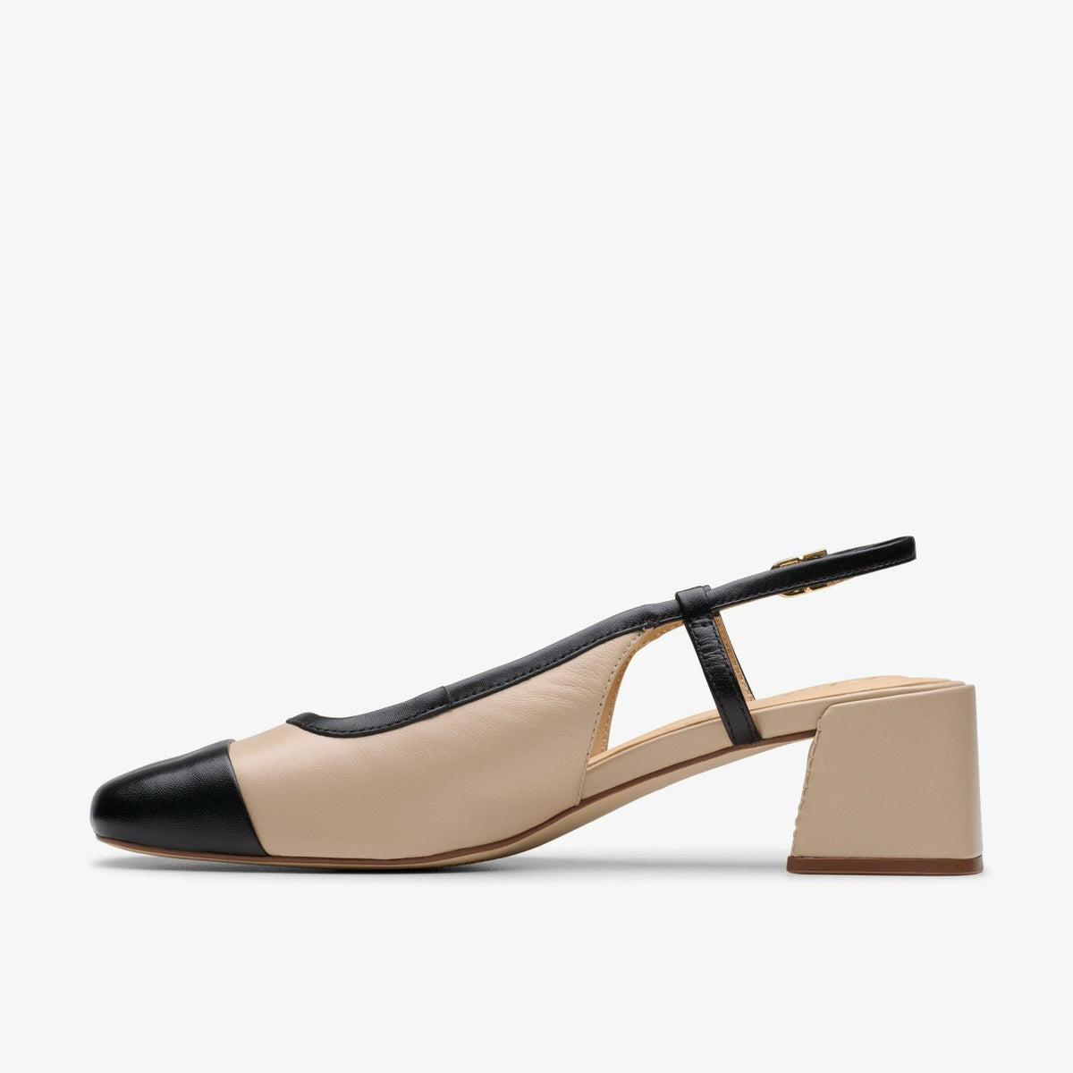 Nyta 45 Sling Sand Combination Leather | Clarks discount