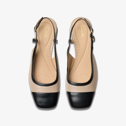 Nyta 45 Sling Sand Combination Leather | Clarks discount