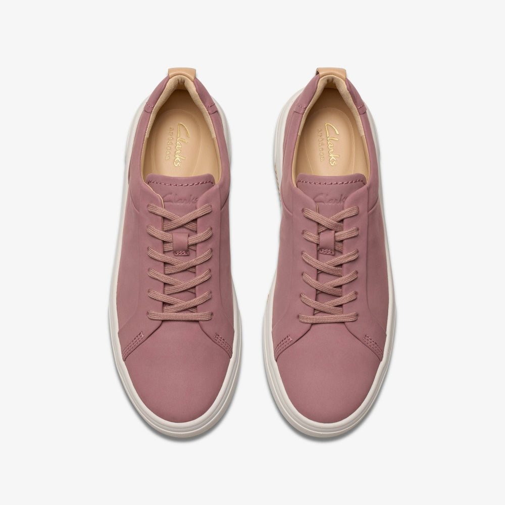 Hollyhock Walk Mauve Nubuck | Clarks outlet