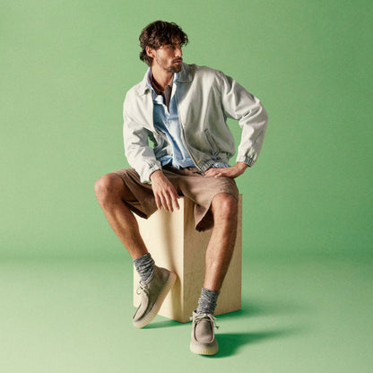 Torhill Hi Light Grey Suede | Clarks discount