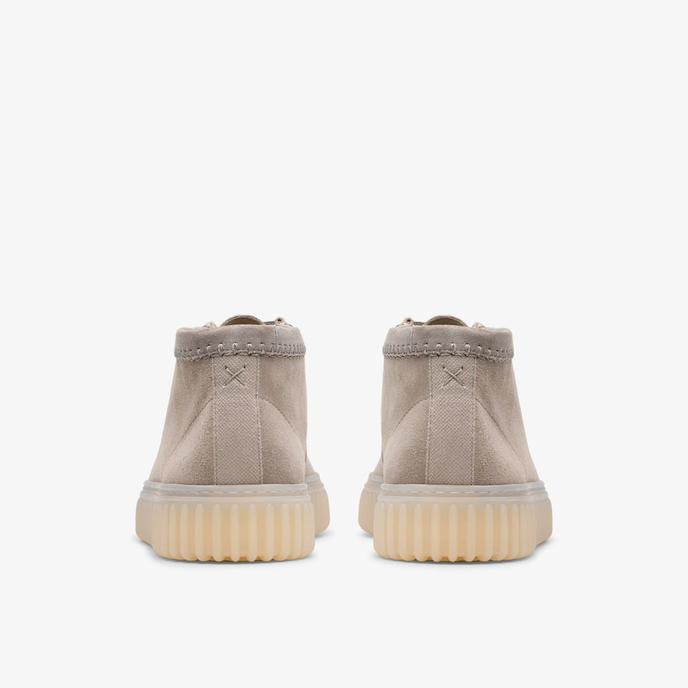 Torhill Hi Light Grey Suede | Clarks discount
