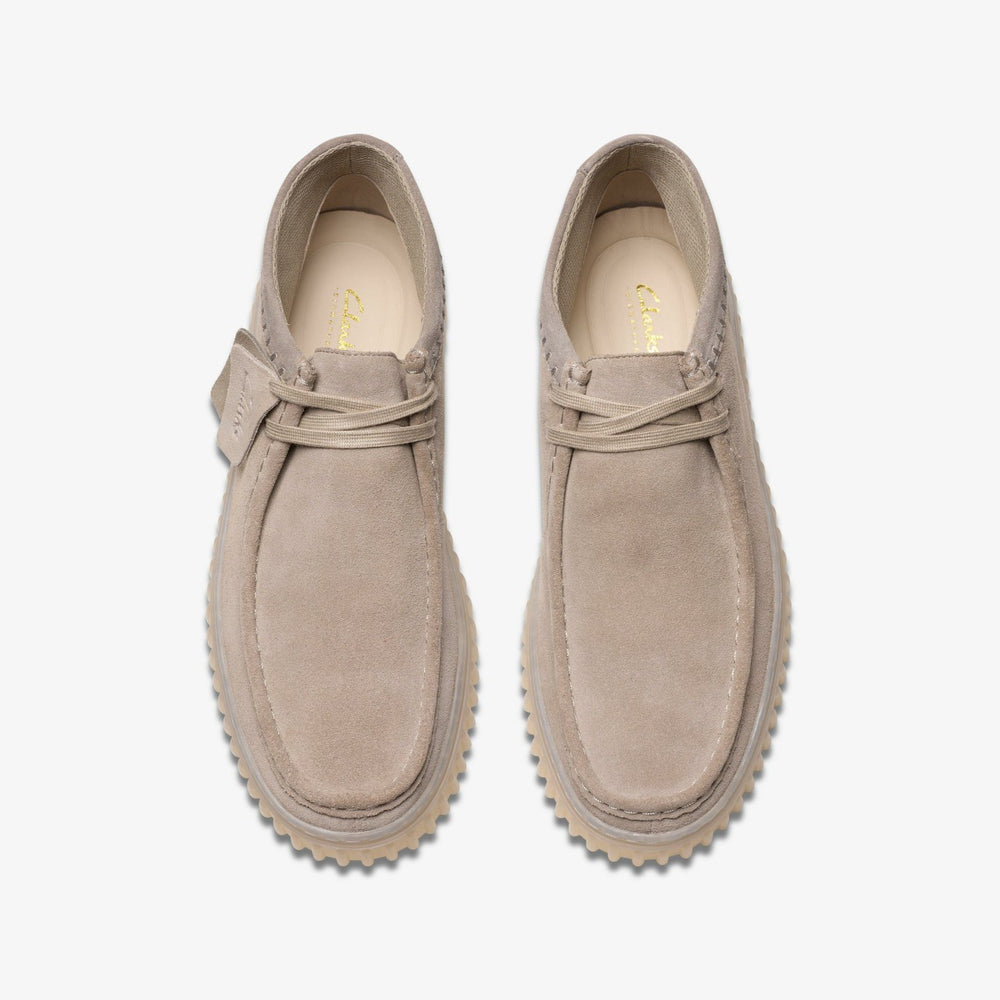 Torhill Hi Light Grey Suede | Clarks discount
