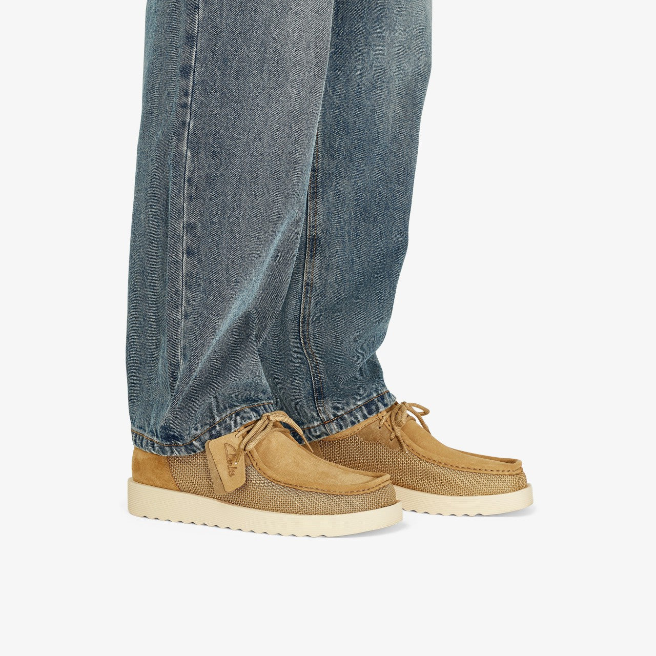 Wallabee FTR 2 Lo Dark Sand Combination | Clarks for sale