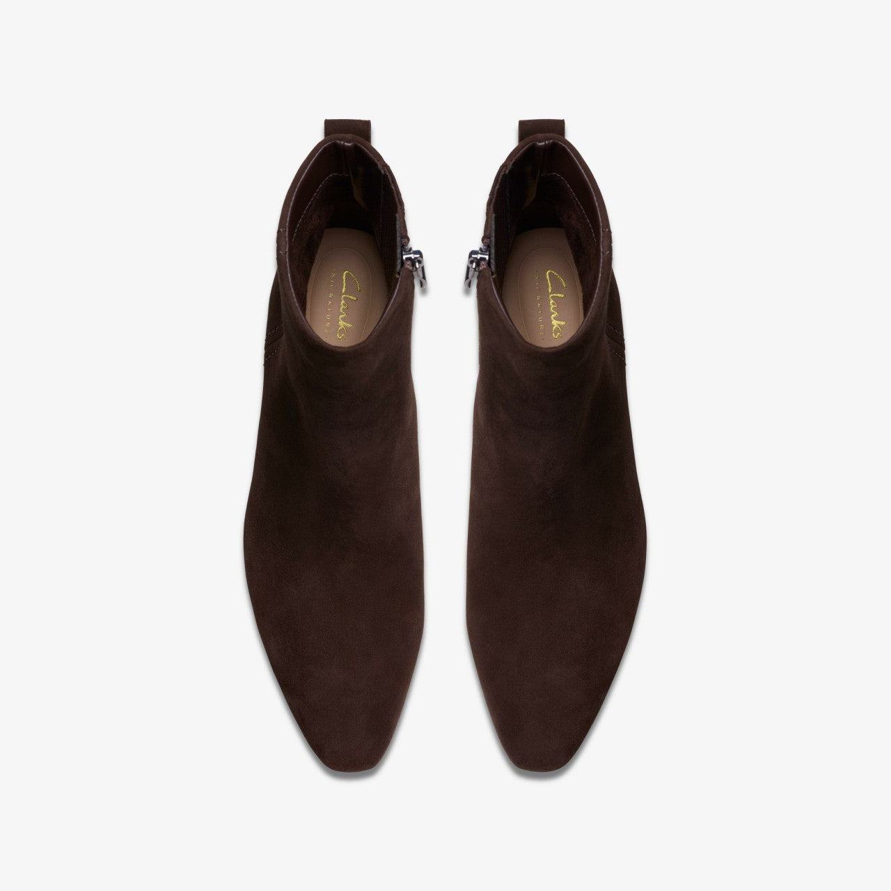 Edina Up Dark Brown Suede | Clarks online