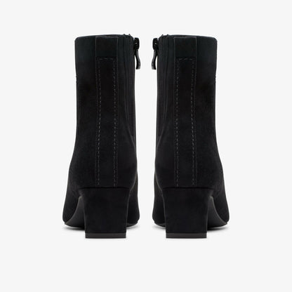 Edina Up Black Suede | Clarks discount