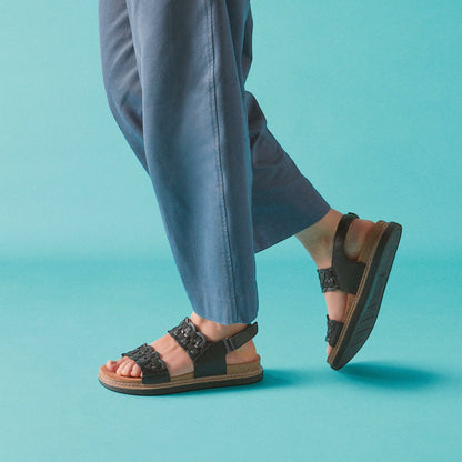 Arwell Glide Black Combination | Clarks Sale