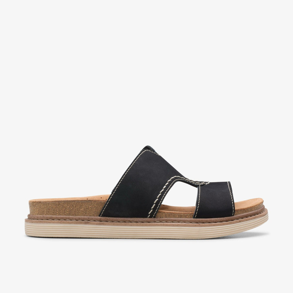 Arwell Walk Black Nubuck | Clarks on Sale