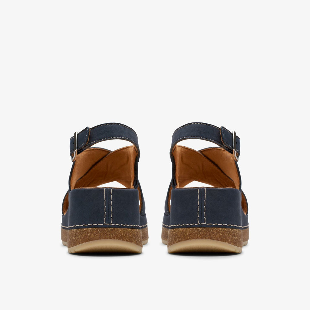 Kassanda Step Navy Nubuck | Clarks outlet