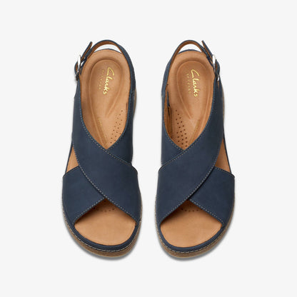 Kassanda Step Navy Nubuck | Clarks outlet
