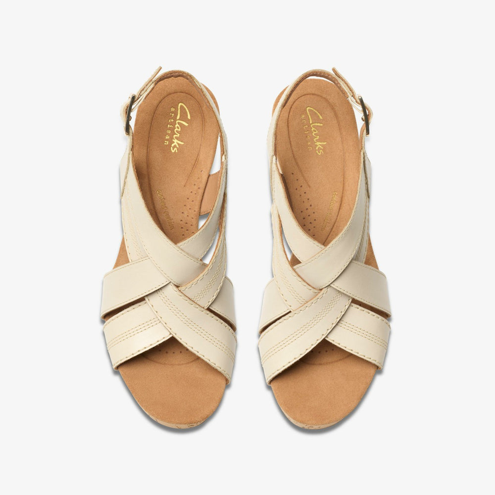 Sabina Sling Cream Leather | Clarks online