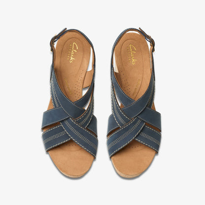 Sabina Sling Navy Nubuck | Clarks online