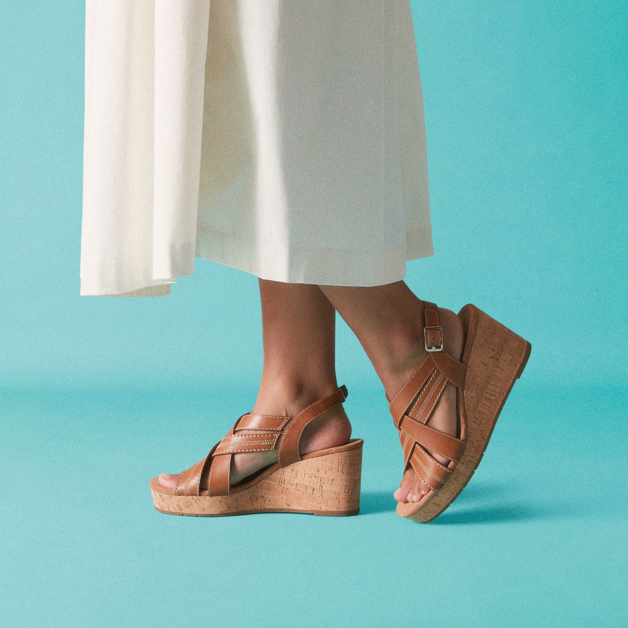 Sabina Sling Tan Leather | Clarks on Sale