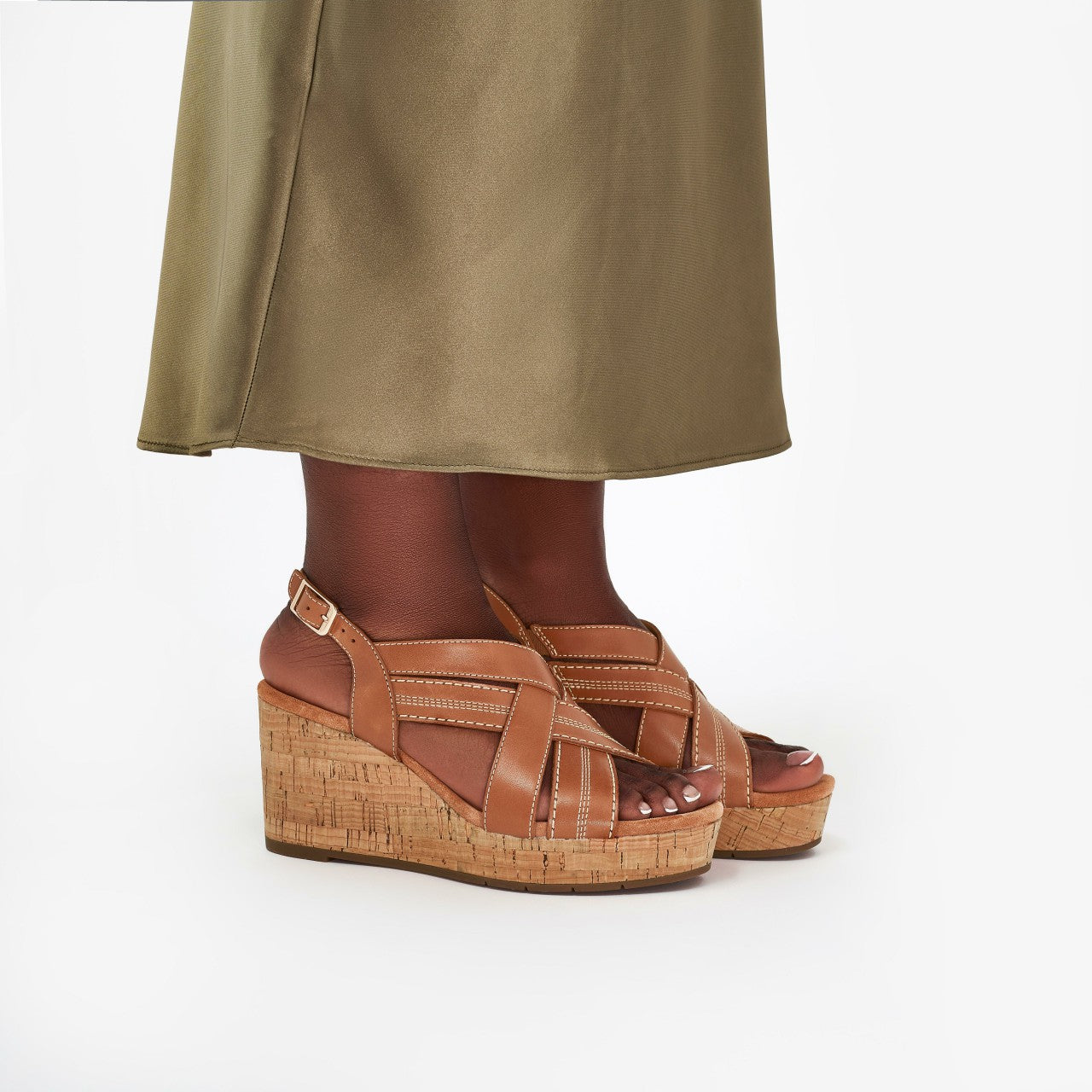 Sabina Sling Tan Leather | Clarks on Sale
