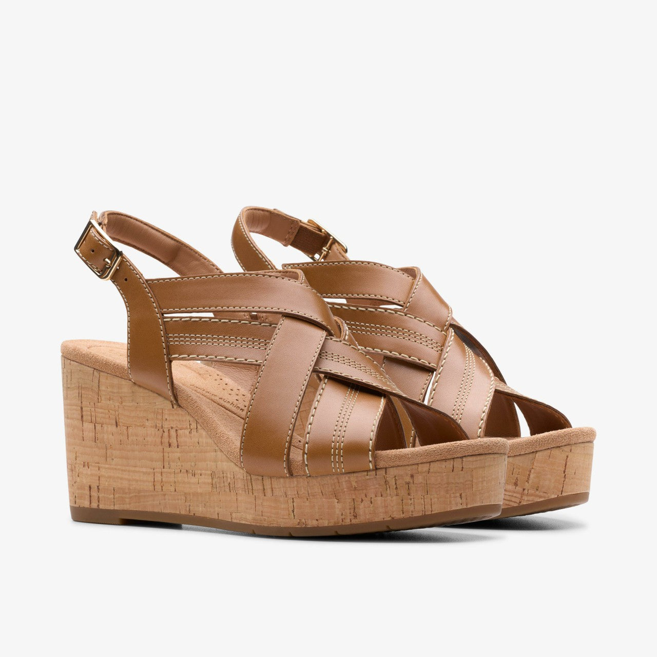 Sabina Sling Tan Leather | Clarks on Sale