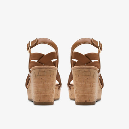 Sabina Sling Tan Leather | Clarks on Sale