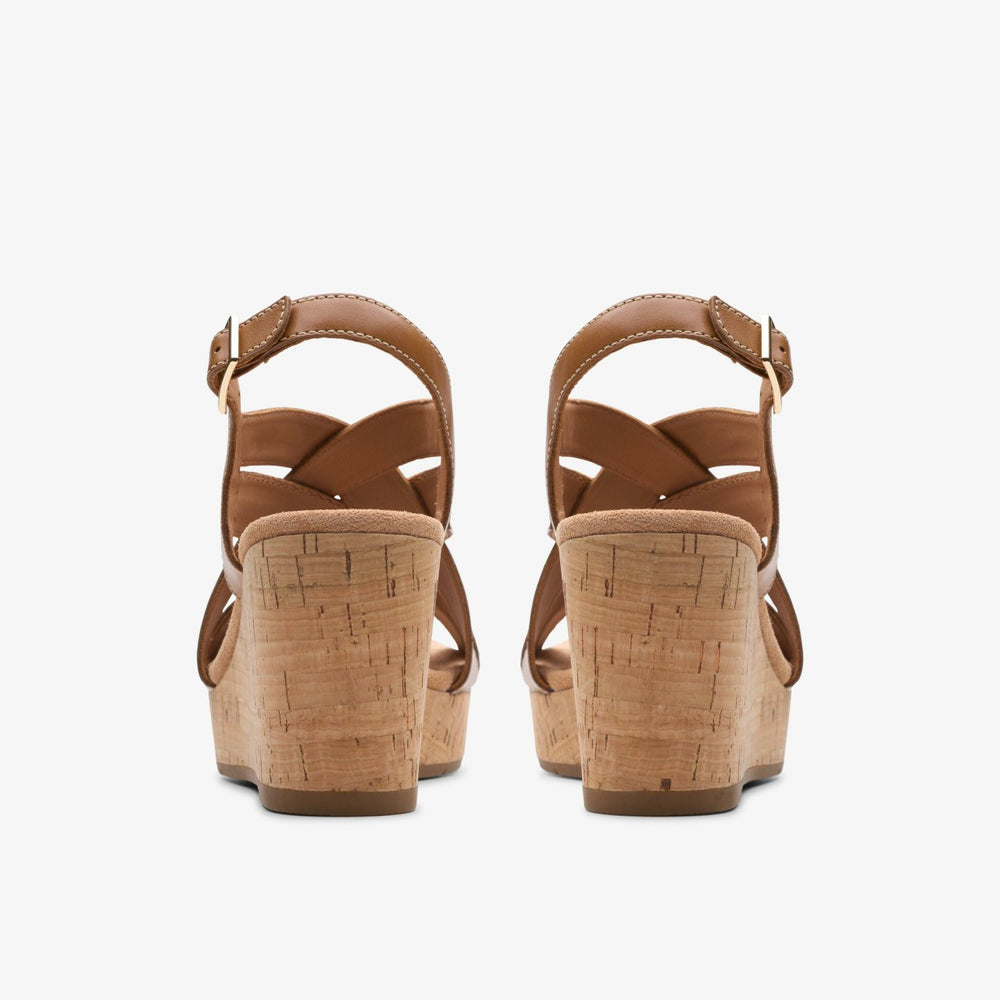 Sabina Sling Tan Leather | Clarks on Sale