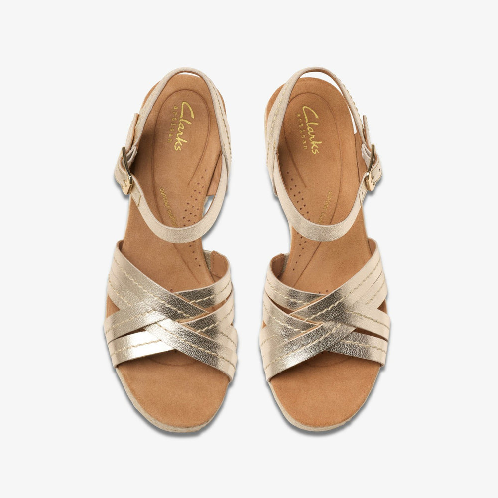 Sabina Strap Champagne | Clarks outlet