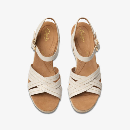Sabina Strap Cream Leather | Clarks outlet