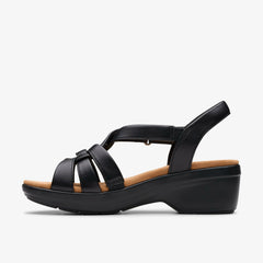 Tuleah Cross Black Leather | Clarks Sale
