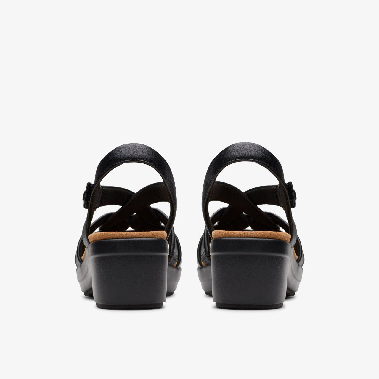 Tuleah Cross Black Leather | Clarks Sale