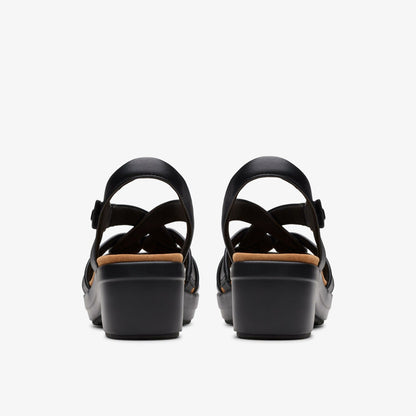 Tuleah Cross Black Leather | Clarks Sale
