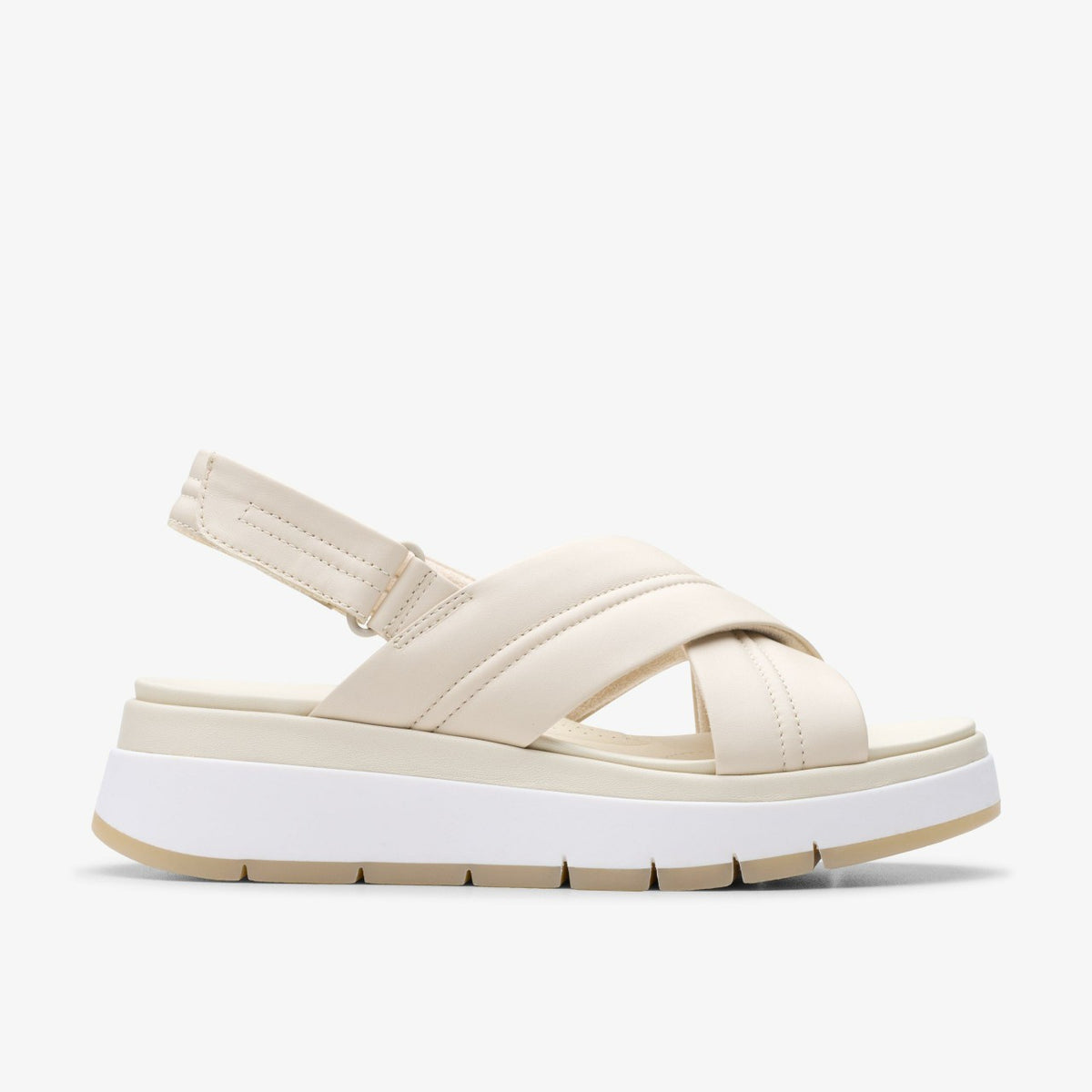 Tuscan Cross Cream Leather | Clarks on Sale