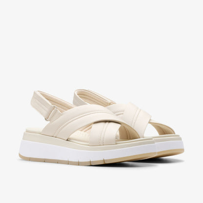 Tuscan Cross Cream Leather | Clarks on Sale