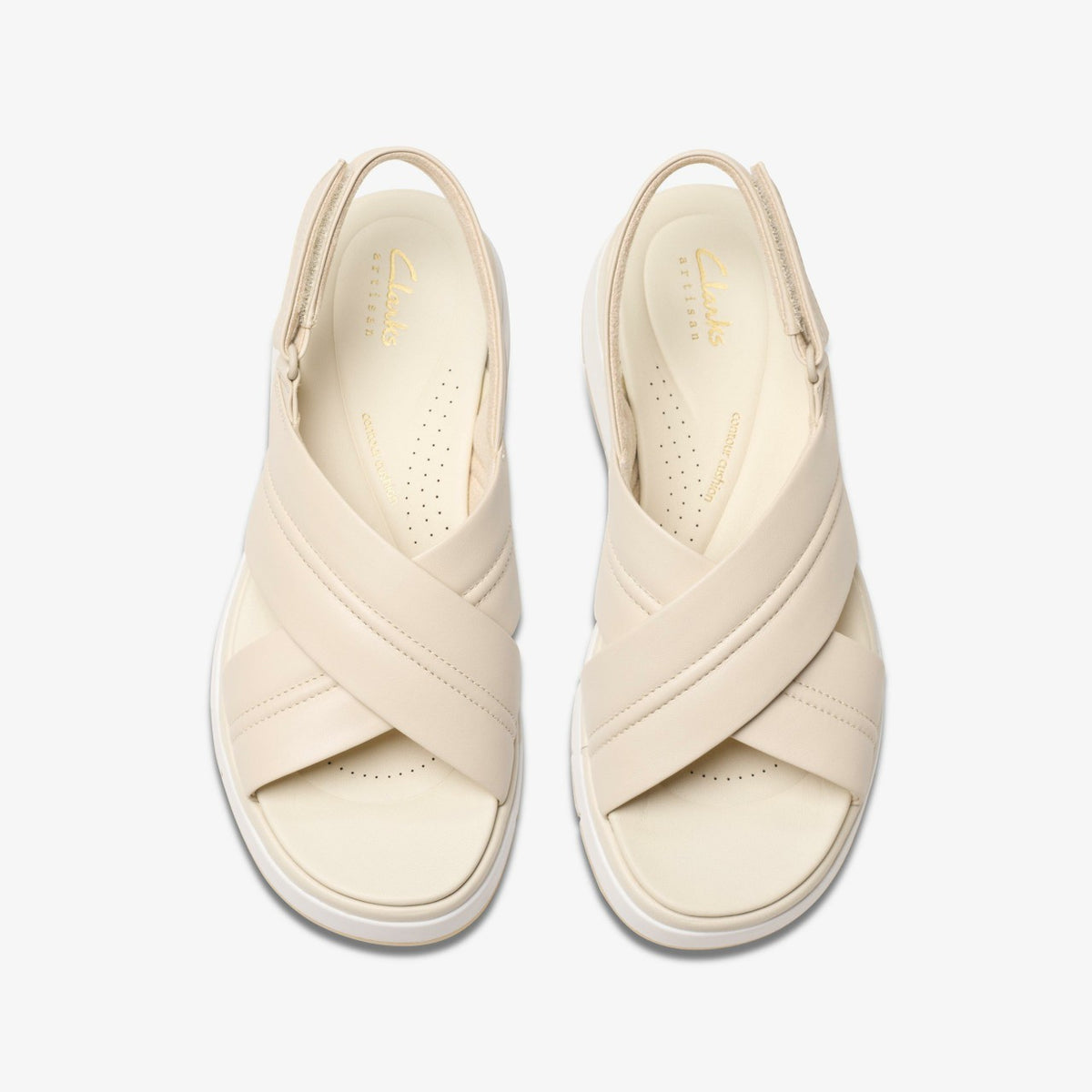 Tuscan Cross Cream Leather | Clarks on Sale